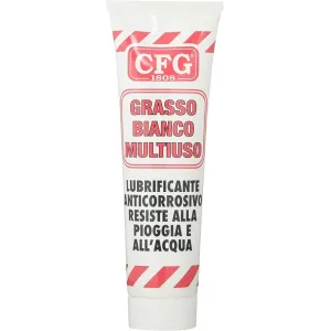 CFG WHITE LITHIUM MULTI-PURPOSE GREASE 125 ML FOR LONG-LASTING LUBRICATION OF BEARINGS AND GEARS