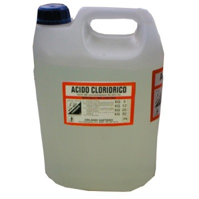 ACIDO CLORIDRICO 33 LT.5 PER PULIZIA E MANUTENZIONE