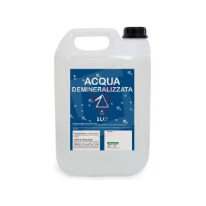 DEMINERALISED WATER LT. 5 FOR WATERPROOFING AND MAINTENANCE