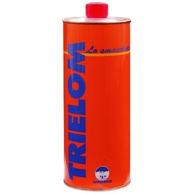 TRIELOM SMACCHIATORE SOLVENTE PER SGRASSAGGIO E PULIZIA SUPERFICI - DISPONIBILE NEI FORMATI LT.1 E LT.5