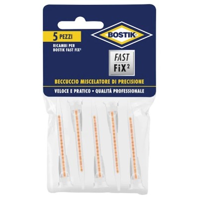 BOSTIK FAST FIX BECCUCCI DI RICAMBIO KIT 5 PEZZI PER INCOLLAGGIO RAPIDO ISTANTANEO