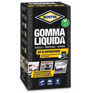 BOSTIK LIQUID RUBBER REPAIR KIT FOR BONDING AND REPAIRING RUBBER AND FLEXIBLE MATERIALS