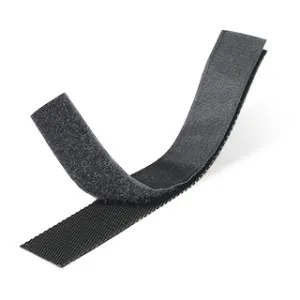 PLANO ADHESIVE VELCRO STRIP 20X1000 MM BLACK 300 GR. (1 PCS) FOR REMOVABLE FIXING