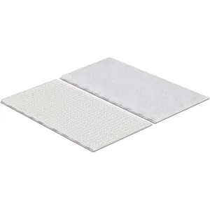PLANO ADHESIVE VELCRO STRIP 50X100 MM WHITE 7 KG. (2 PCS) FOR REMOVABLE FIXING