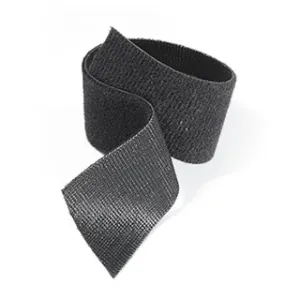 PLANO REUSABLE VELCRO CABLE TIE STRIP MM.30 LENGTH 5 MT BLACK FOR REMOVABLE FIXING