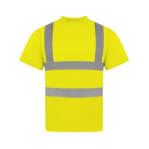 ACTION WEAR HI-VIS T-SHIRT YELLOW