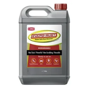 CFG EVAPO-RUST CRC SELECTIVE RUST REMOVER, ECO-FRIENDLY AND REUSABLE - AVAILABLE IN LT.1 AND LT.5 SIZES