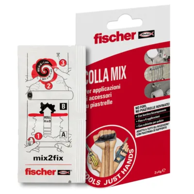COLLA NTJH MIX BAGNO CUCINA FISCHER PER INCOLLAGGIO MATERIALI