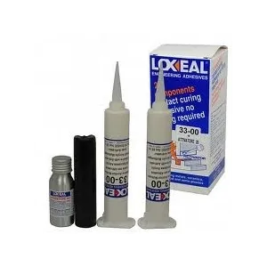 LOXEAL 33-00 ADHESIVE KIT 2X65 ML + 1X20 ACTIVATOR FOR BONDING MATERIALS