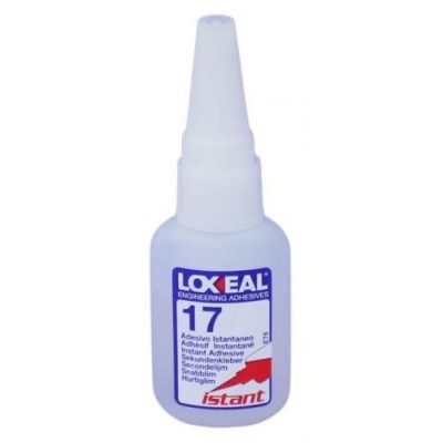 LOXEAL IS 17 FLACONE DA 20 GR. ADESIVO ISTANT. ALTA VISCOSIT PER INCOLLAGGIO MATERIALI