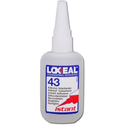 LOXEAL 43 SPECIAL FLACONE DA 50 GR. ADESIVO ISTANTANEO UNIV. PER INCOLLAGGIO MATERIALI