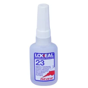 LOXEAL ISTANT 23 20 GR. BOTTLE LOW VISCOSITY INSTANT ADHESIVE FOR BONDING MATERIALS