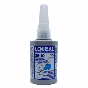 LOXEAL 58.10 75 CC. BOTTLE HIGH VISCOSITY THREAD SEALANT FOR TECHNICAL AND PROFESSIONAL USE