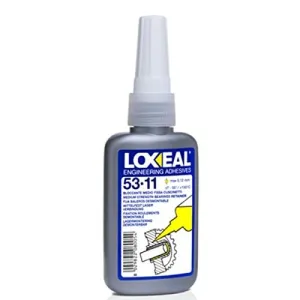LOXEAL 53-11 10 ML BOTTLE MEDIUM STRENGTH COAXIAL LOCKING FOR TECHNICAL AND PROFESSIONAL USE