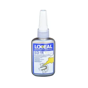 LOXEAL 53-11 50 ML BOTTLE MEDIUM STRENGTH COAXIAL LOCKING FOR TECHNICAL AND PROFESSIONAL USE