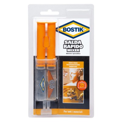 EPOSSIDICA RAPIDA BOSTIK MIXER (SALDARAPIDO MIX) PER INCOLLAGGIO MATERIALI