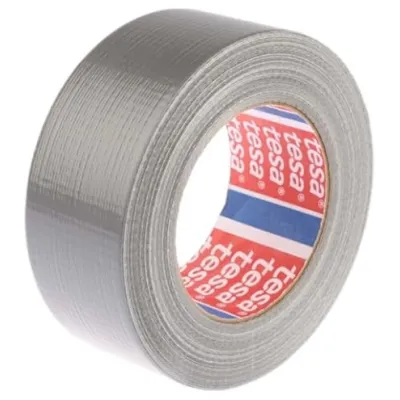NASTRO AMERICANO (DUCT TAPE) SCAPA GRIGIO PER RIPARAZIONI, SIGILLATURA E FISSAGGIO RESISTENTE - DISPONIBILE IN MM.50XMT.25 E MM.