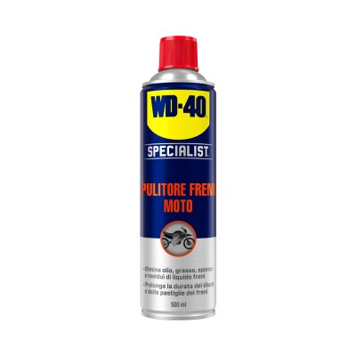WD-40 SPECIALIST MOTO PULITORE FRENI 500/ML PER USI TECNICI E PROFESSIONALI