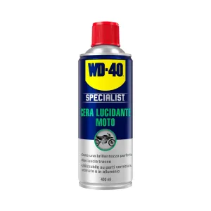 WD-40 MOTO POLISHING WAX WAX&POLISH 400ML MULTI-PURPOSE LUBRICANT FOR LOOSENING AND PROTECTION