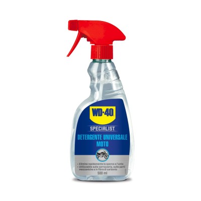 WD-40 MOTO DETERGENTE UNIVERSALE TOTAL WASH 500ML LUBRIFICANTE MULTIUSO PER SBLOCCO E PROTEZIONE