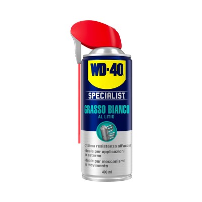 WD-40 SPECIALIST GRASSO BIANCO AL LITIO 400/ML PER LUBRIFICAZIONE PROLUNGATA