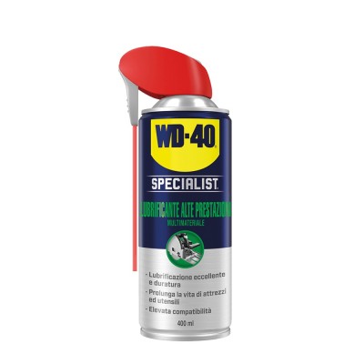 WD-40 SPECIALIST LUBRIFICANTE AL TEFLON ALTE PREST./400 ML PER USI TECNICI E PROFESSIONALI