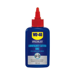 WD-40 SPECIALIST BIKE CHAIN GREASE WET COND. 100/ML FOR LONG-LASTING LUBRICATION