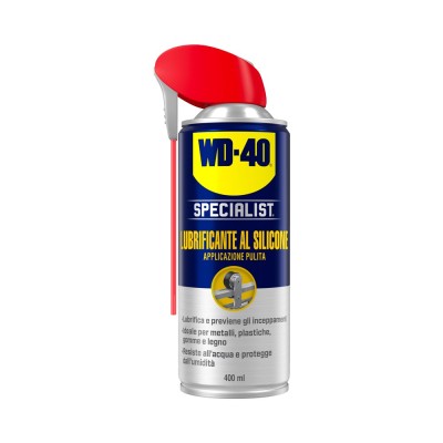WD-40 SPECIALIST LUBRIFICANTE AL SILICONE 400/ML PER LUBRIFICAZIONE A SECCO E PROTEZIONE