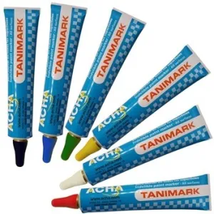 ULLMANN TANI MARK PAINT MARKER PEN FOR METAL, PLASTIC AND SMOOTH SURFACES - AVAILABLE IN COLOURS WHITE, YELLOW