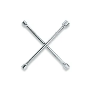 CROSS WHEEL WRENCH M1/2 979 17-19-22 WITH MALE SQUARE DRIVE 1/2