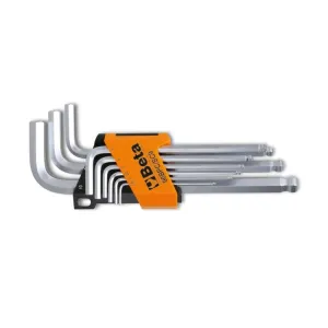 BETA 96BPCSC9 SET OF 9 MALE HEXAGON KEYS 1,5-10