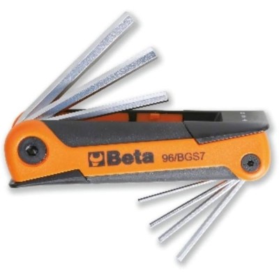 SERIE 7 CHIAVI MASCHIO ESAGAGONALI BETA 96/BGS7
