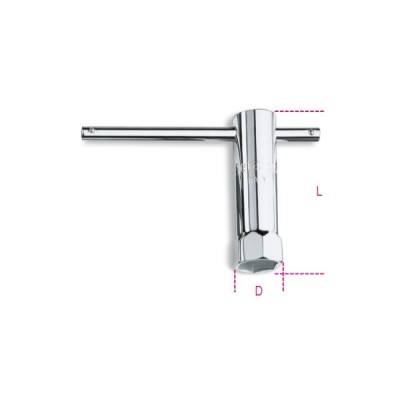 CHIAVE A TUBO SEMPLICE PER CANDELA BETA 955 MM.16