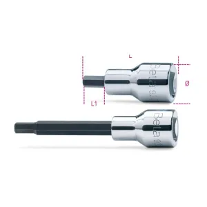 BETA ART. 920 LONG MALE HEXAGON SOCKET SQUARE DRIVE 1/2