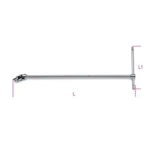 1/2" MALE SQUARE DRIVE T-HANDLE UNIVERSAL JOINT 920/40