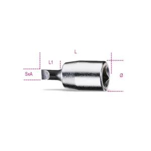BETA ART. 900 SLOTTED SCREWDRIVER SQUARE DRIVE 1/4