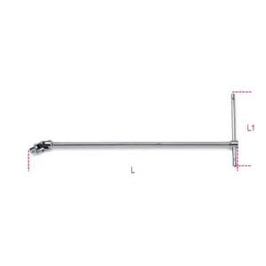 BETA 900/40 ARTICULATED MALE SQUARE DRIVE KEY 1/4X390