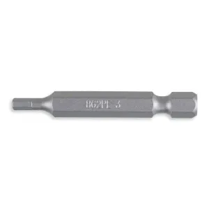 BETA ART. 862 LONG MALE HEXAGON BIT HEX SHANK 1/4 MM. 3 HEX SHANK 1/4"