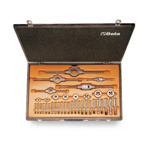 BETA ASSORTMENT OF UNC C.V. TAPS AND DIES 1/4-3/4 ART. 446