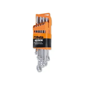 BETA ART. 42 SET OF 9 COMBINATION SPANNERS MM.8-10-11-12-13-14-15-17-19