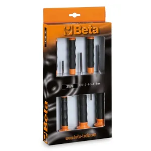BETA SET OF PIN PUNCHES WITH HANDLE ART. 31BM/D6