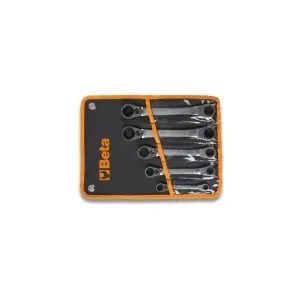 195B5 SET OF RATCHET SPANNERS 8-19