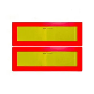PAIR OF TRAILER PANELS PR41 56,5x20cm. ALUMINIUM TYPE-APPROVED