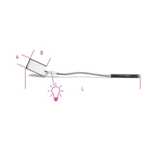 BETA FLEXIBLE INSPECTION MIRROR WITH LIGHT 1715FL/B