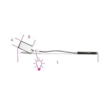 SPECCHIETTO FLESSIBILE BETA+LUCE 1715FL/B