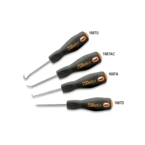 BETA SERIES OF 4 PRECISION SCRIBERS WITH HANDLE 1687/S4