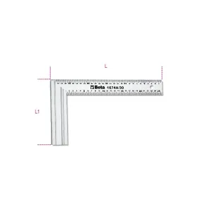 STEEL CARPENTER'S SQUARE WITH ALUMINIUM BASE 1674A-400