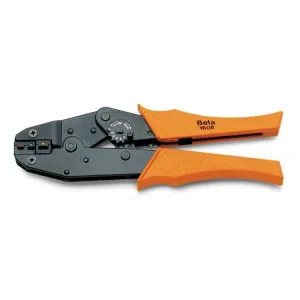 CRIMPING PLIERS FOR PRE-INSULATED CABLE LUGS WITH PRESSURE REGULATOR 1608