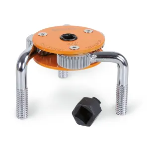 SELF-ADJUSTING 3-ARM WRENCH FOR OIL FILTERS 1493 H