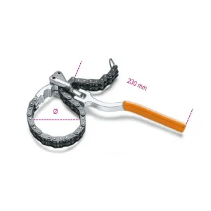 DOUBLE CHAIN ARTICULATED OIL FILTER WRENCH 1488L